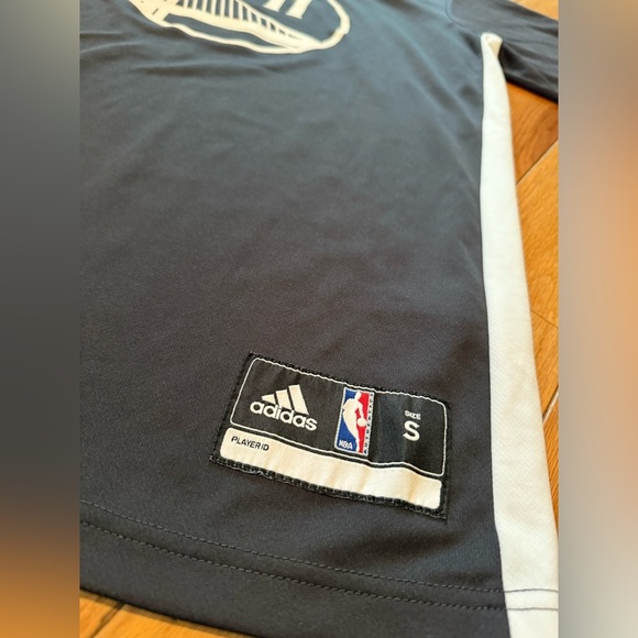 Adidas Swingman Golden State Warriors Klay Thompson #11 Gray Jersey Men’s Small - Picture 4 of 13